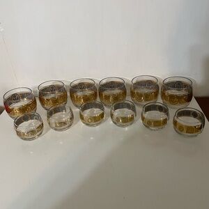 Vintage Culver Coronet Glasses